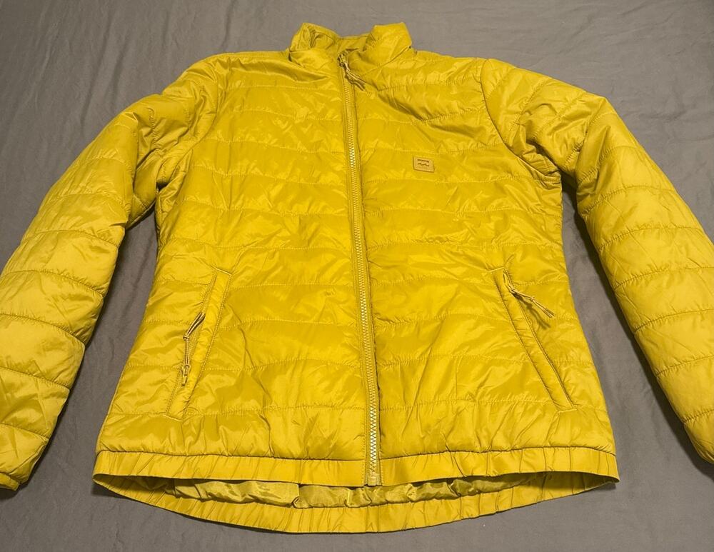 NEW Billabong A/Div Adventure Division Jacket Mens M Mustard Packable
